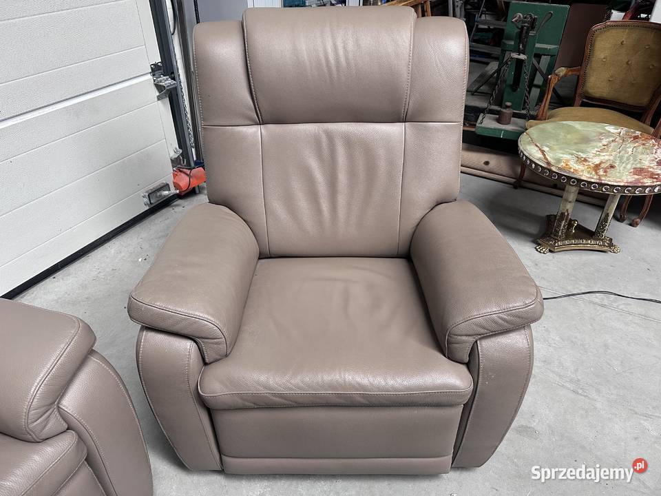 Idealny zestaw wypoczynkowy sofa fotel z funkcją Sławoszewek