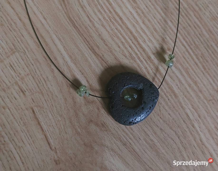 Wisiorek z kamieni Józefów Roztoczański sprzedam