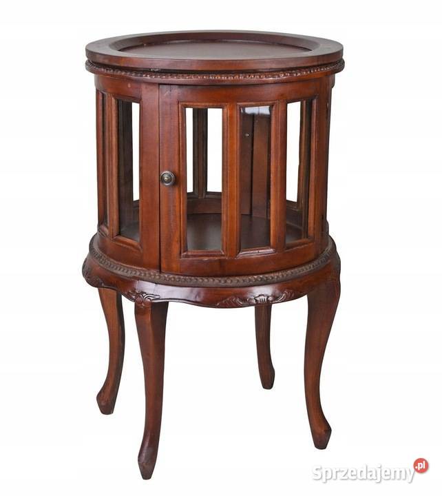 Drewniany Piękny Okrągły Barek na Alkohol Taca Stoły małopolskie Kraków sprzedam