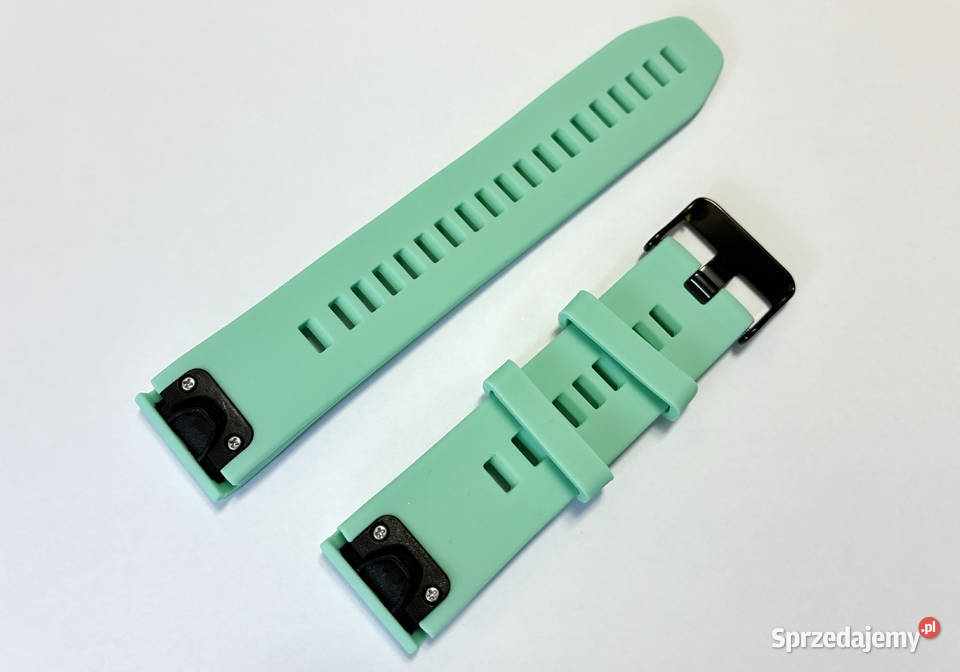 Pasek silikonowy do zegarka Garmin 22mm Miętowa Warszawa