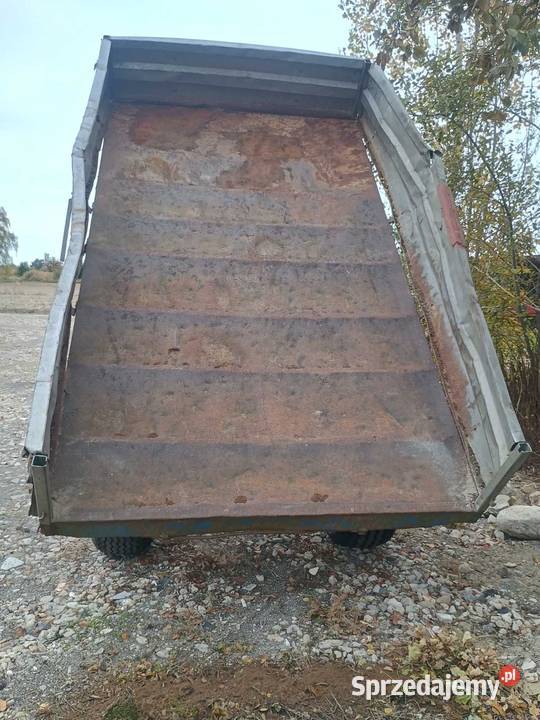 przyczepa rolnicza kiper Gisebo 5 ton wywrot lubelskie
