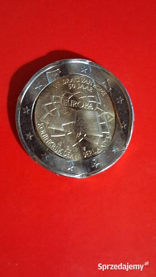 Holandia 2 Euro 2007 moneta obiegowa DESTRUKT Kołobrzeg sprzedam