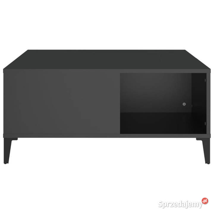 Stolik kawowy czarny 80x80x365 materiał Warszawa sprzedam