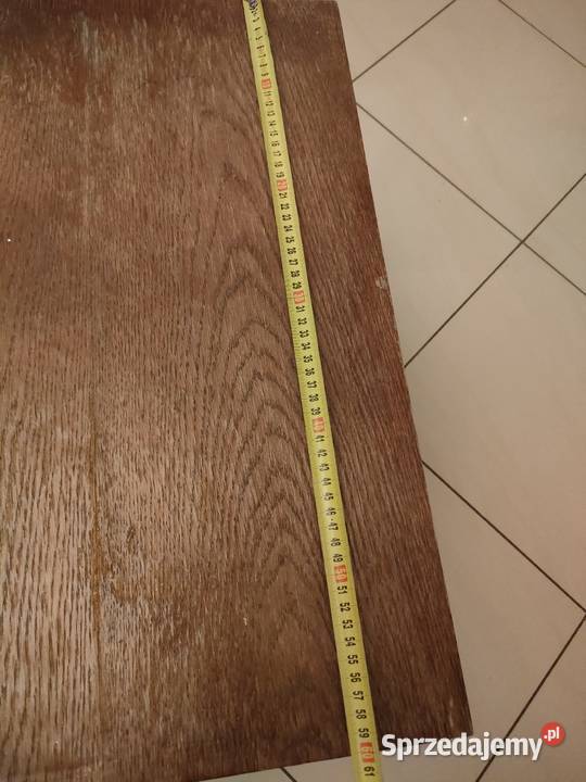 Stolik dębowy kwadratowy kawowy uniwersalny Skrzynki