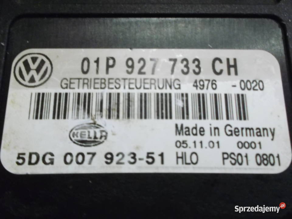 VW T4 STEROWNIK SKRZYNI AUTOMAT AG4 HELLA 01P Świerzawa