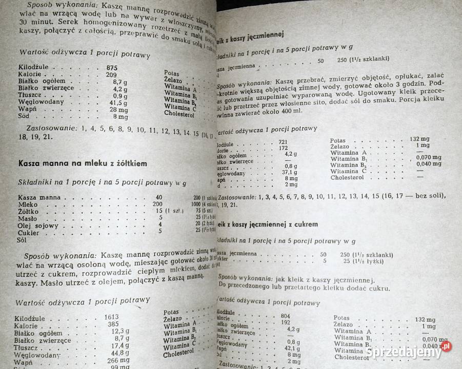 Dietetyczna książka kucharska Zofia sprzedam