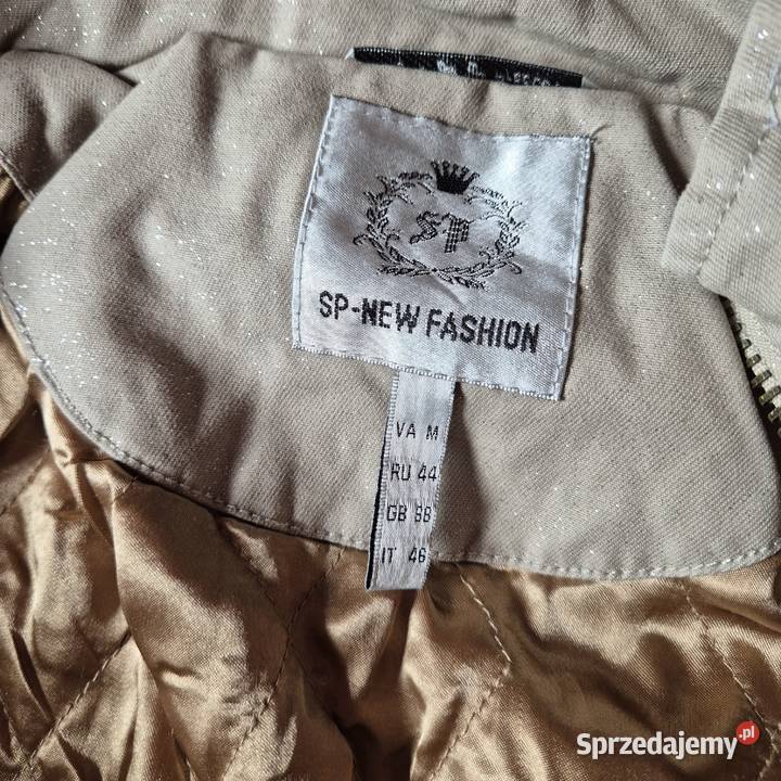 Kurtka damska przejsciowa delikatnie brokatowa Brzesko