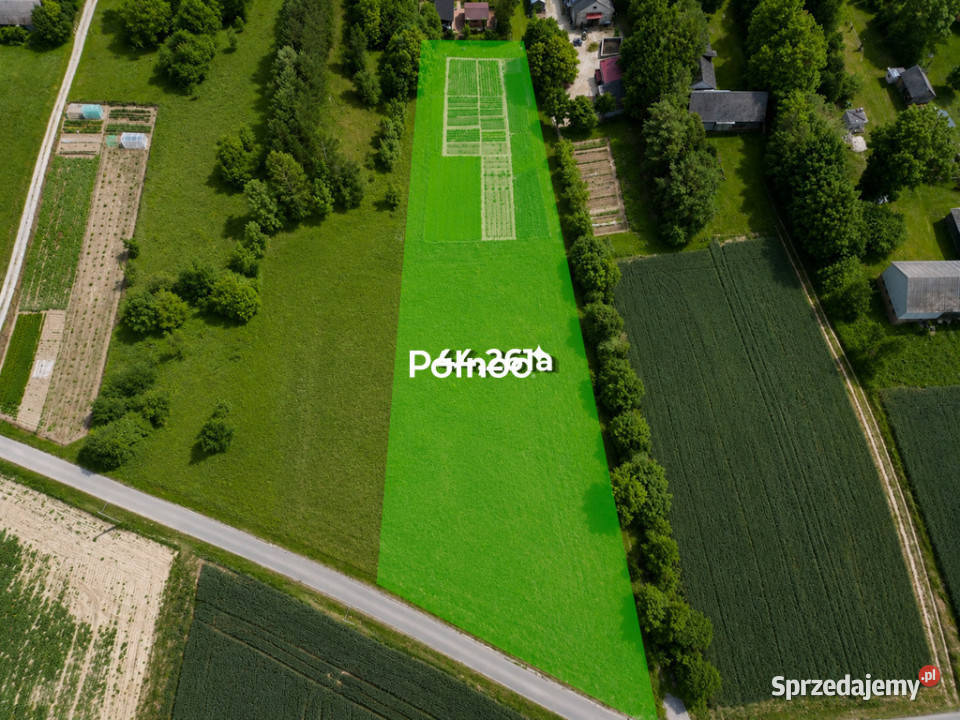 Działka budowlana 4400 m2 Krakowskie Krasnystaw
