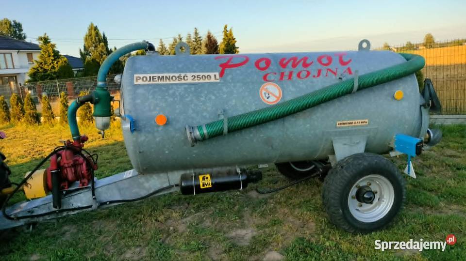 Beczkowóz Pomot Chojna 2500 litrów lubelskie Łuków