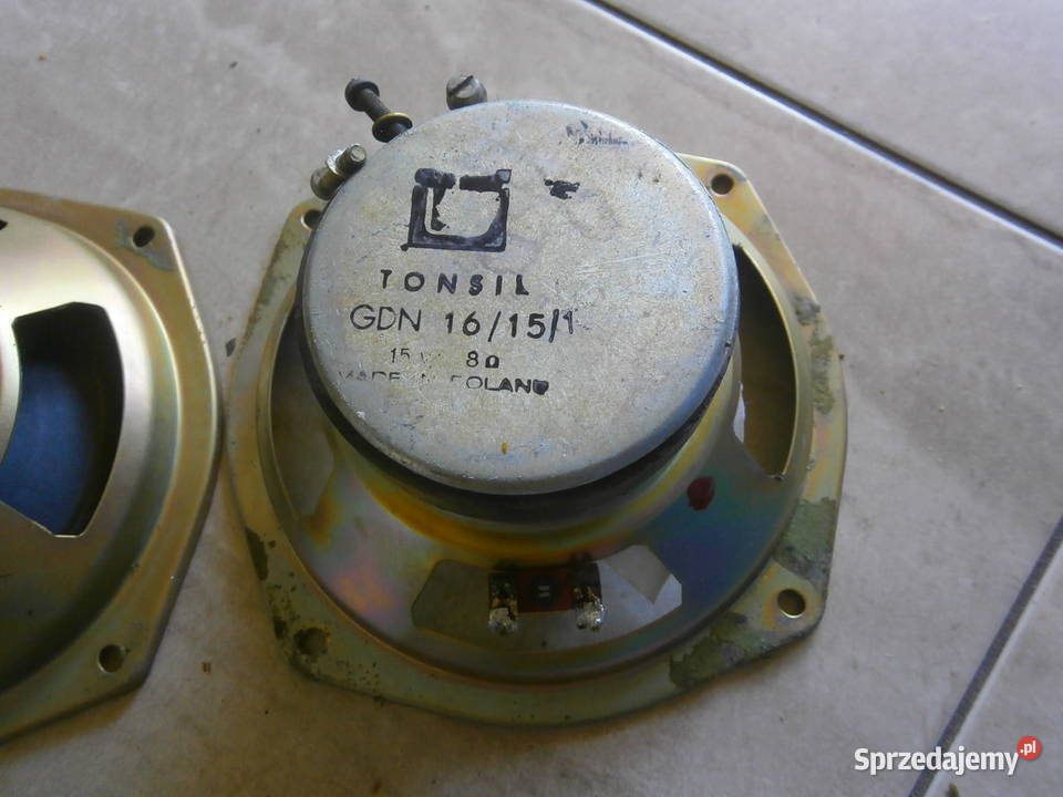 Głośniki GDN 1615 8ohm Tonsil do regeneracji 2 Łódź