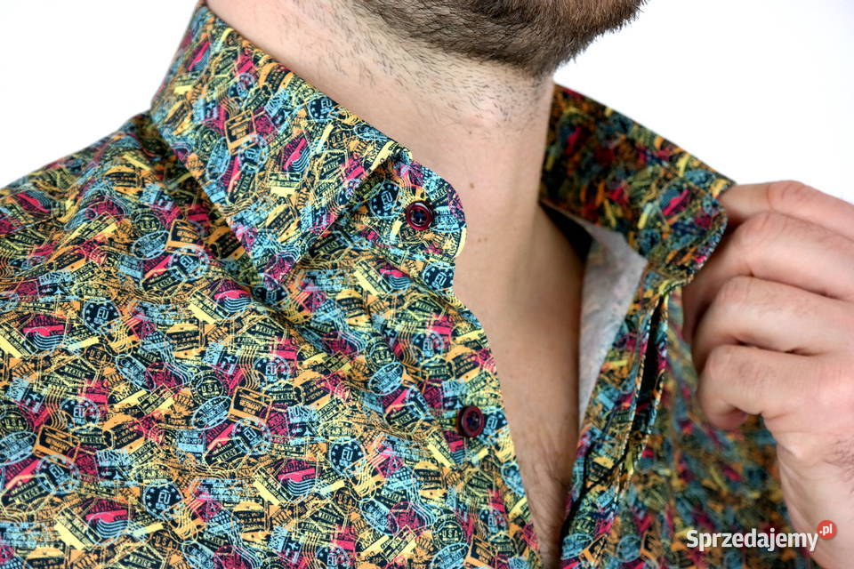 GIOVANNI PERA Koszula męska pieczątki VISA różne Ostrów Wielkopolski sprzedam