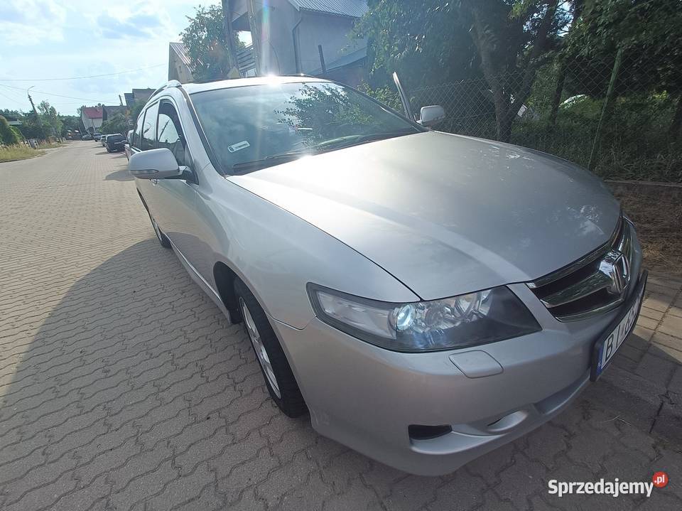 Honda Accord PoLifT 2006r ładny Okazja Bogate skórzana tapicerka Białystok