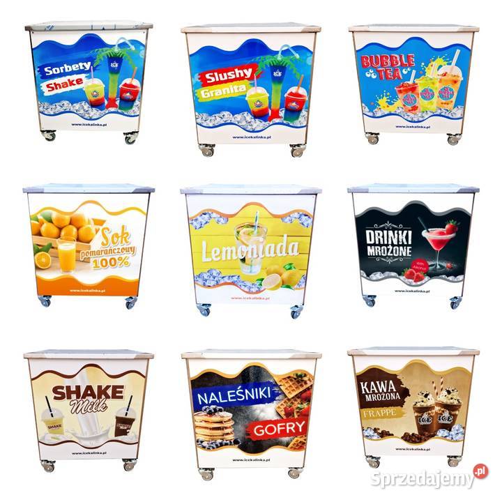 Wózek ze stali nierdzewnej Drinki mrożone stolik świętokrzyskie Sandomierz