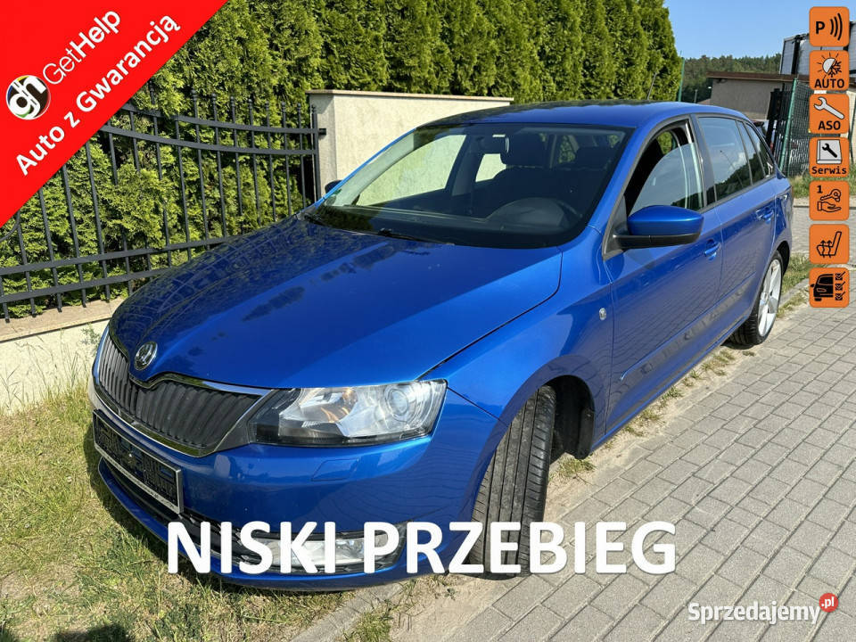 koda RAPID Climatronic benzyna Rok produkcji 2014 Wejherowo