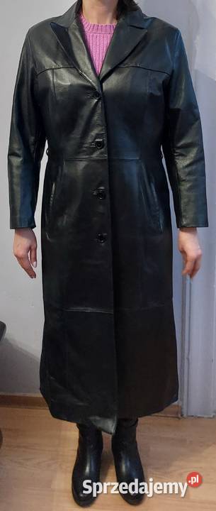 Skórzany płaszcz damski rozmiar XL stan Sochaczew