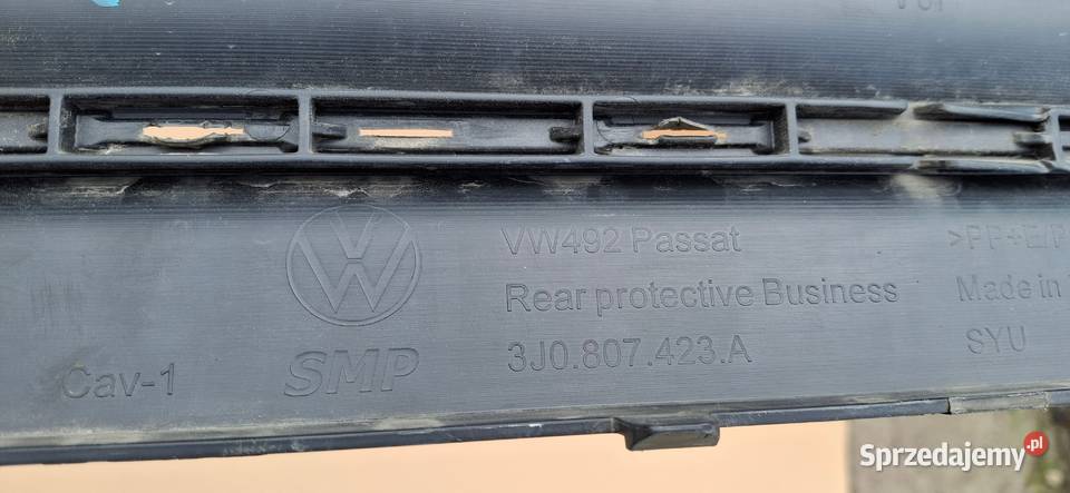 VW PASSAT B9 KRATKA LISTWA DYFUZOR ZDERZAKA lubuskie Bieleń