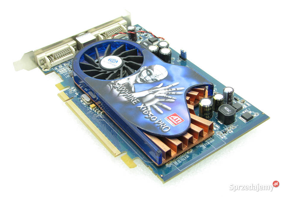 SAPPHIRE ATI Radeon X1650 PRO 256MB 128bit GDDR3 łódzkie Cielądz sprzedam