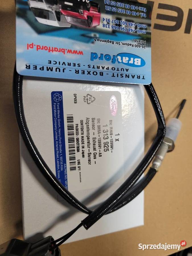 CZUJNIK TEMPERATURY SPALIN FORD 1313925 mazowieckie Radom sprzedam