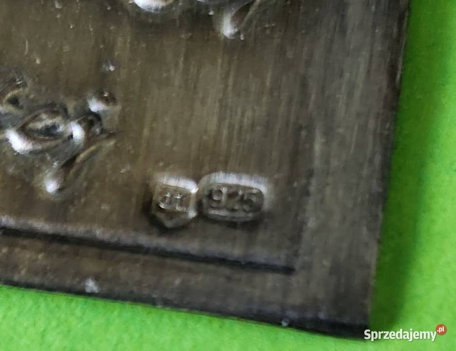 Srebrna plakietka komunia święta Warszawa