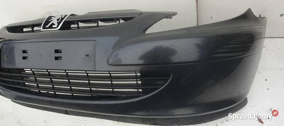 PEUGEOT 307 ZDERZAK PRZEDNI PRZÓD GRILL ORYGINAŁ Części samochodowe Radom