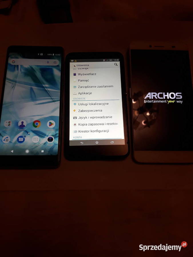 SONY XPERIA 2 sztuki ARCHOS 1 sztuka