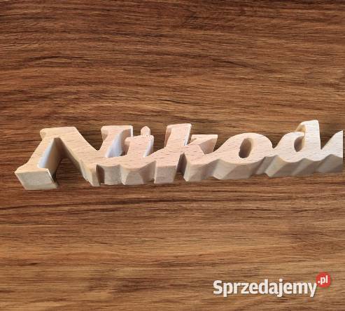 Napis 3D ręcznie wykonany imiona i inne napisy Bydgoszcz sprzedam