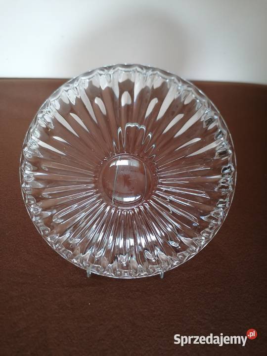 Talerz półmisek szklany Huta Zawiercie średnica Łódź
