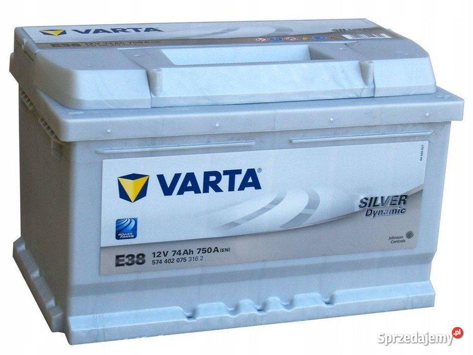 Akumulator Varta Silver Dynamic E38 74Ah750A osobowe Włocławek