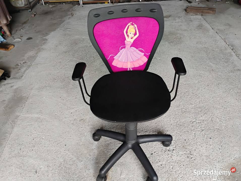 Fotel krzesło do biurka dziewczynki Fotele i krzesła obrotowe