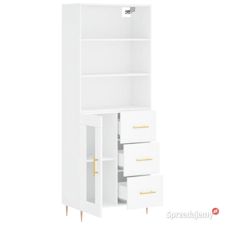 Witrynka biała 695x34x180 materiał Warszawa