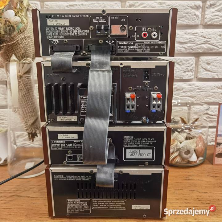 Technics HD 550 wieża kolumny pilot Wieże i miniwieże Ruda Śląska sprzedam