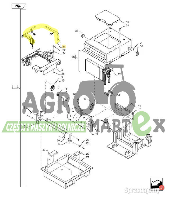 84192332 WIĄZKA ELEKTR CNH Pozostałe