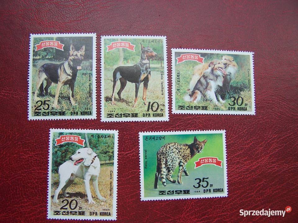 Korea 1989 MNH Mi 299195 Fauna Psy Tychy