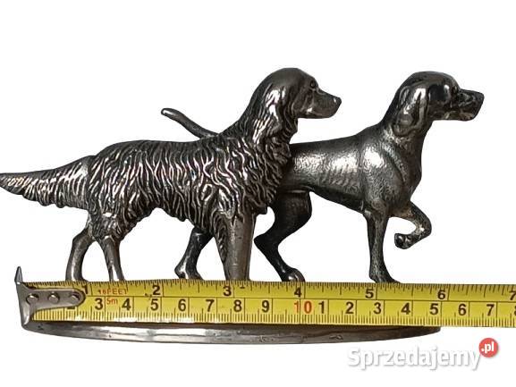 Para Psów Myśliwskich figurka metal Rzeszów