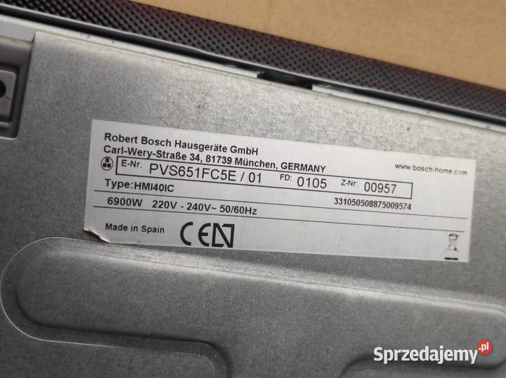 Płyta indukcyjna Bosch HMI40IC 60cm Namysłów