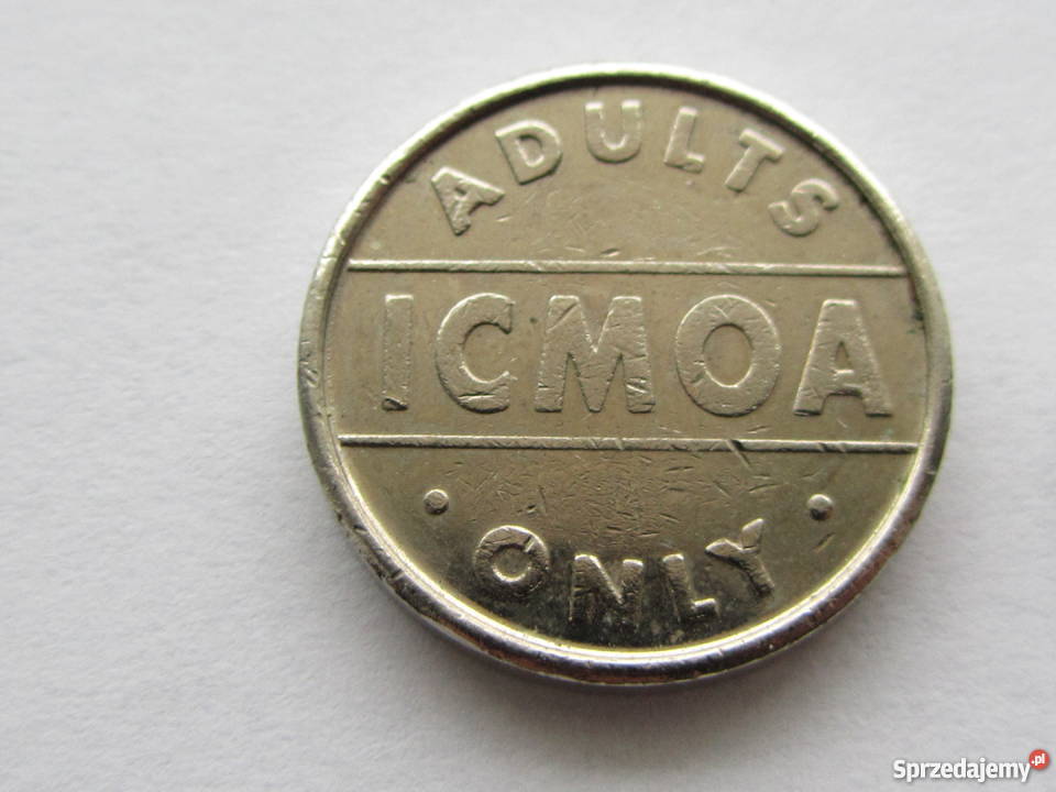 Żeton ICMOA Adults only Ireland do automatu z Olecko