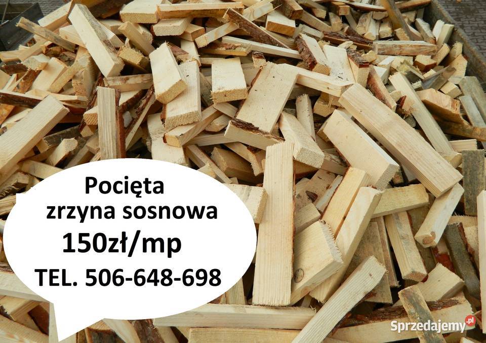 Łochów pocięta zrzyna sosnowa drewno rozpałka Opał Opał