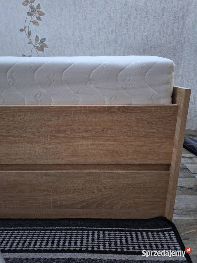 Łóżko z materacem 90X200 dąb sonoma Nakło nad Notecią