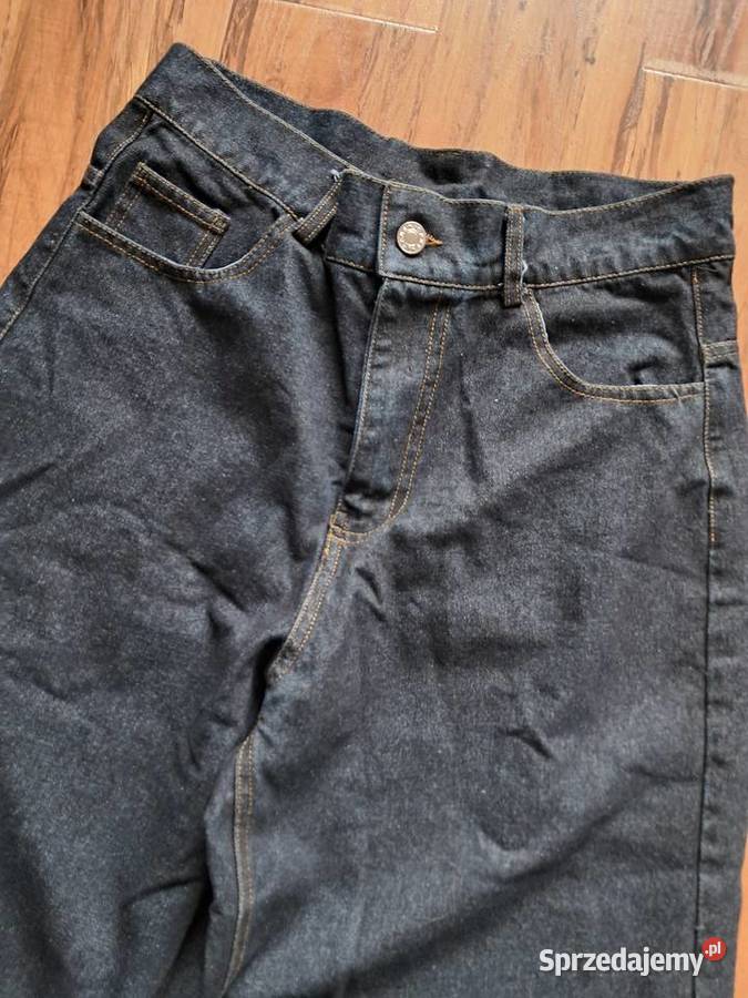 nowe granatowe spodnie rozmiar L szerokość w Sandomierz