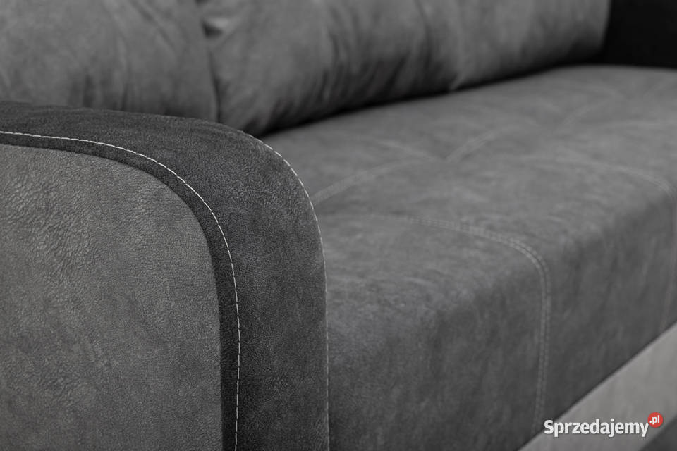 Kanapa Tapicerowana Ciemnoszara PAWEŁ Tarnobrzeg