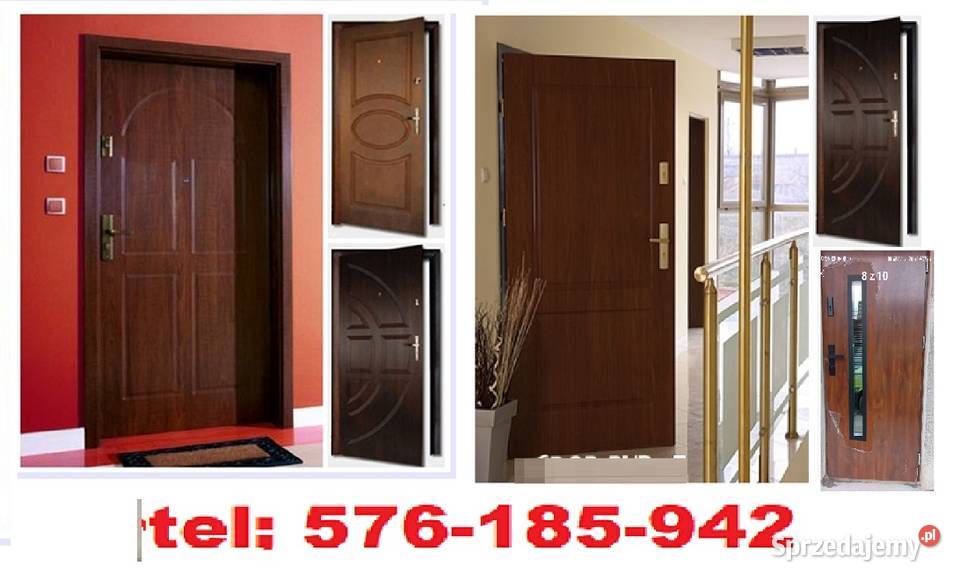 Drzwi z montażem RĘKI zewnętrzne akustyczne Chorzów sprzedam