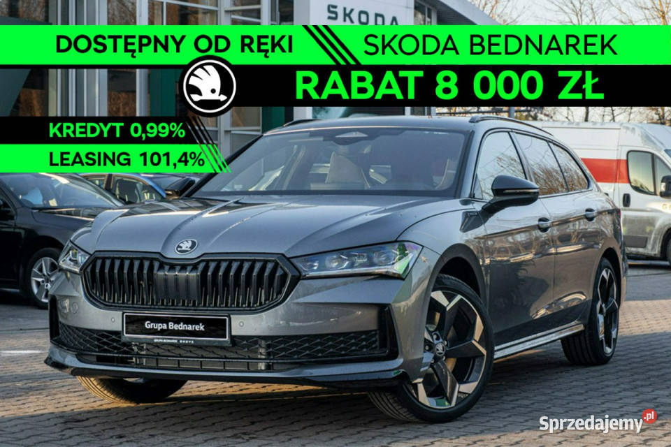 koda Superb Combi Sportline 20 TDI 193 DSG 4x4 czujnik zmierzchu łódzkie Łódź sprzedam