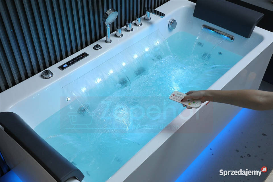 Wanna z hydromasażem EB185 prostokątna
