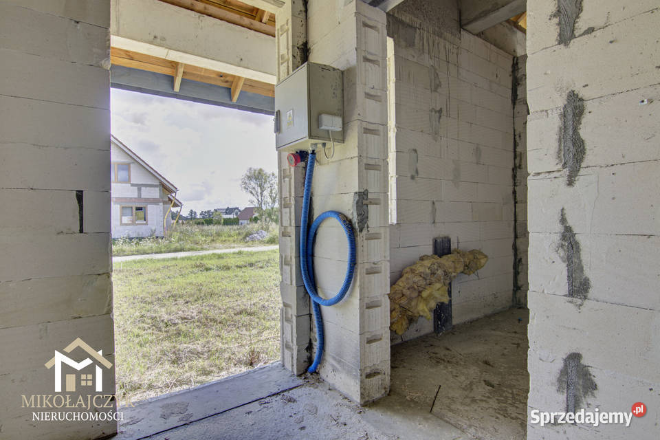 Dom wolnostojący do wykończenia Dąbrowa 128 m2 warmińsko-mazurskie Bartoszyce