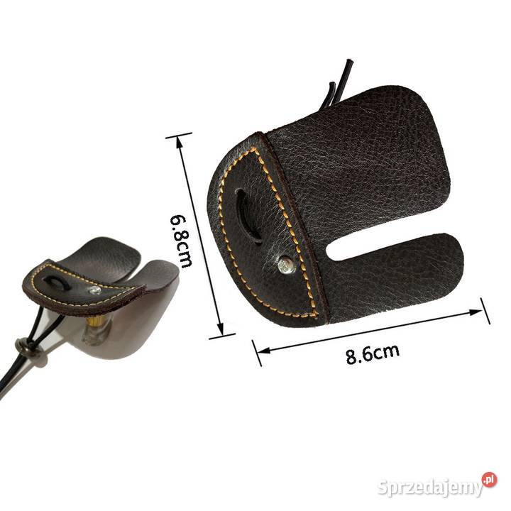 Skórka ochronna na palce do łuku strzał cięciwy