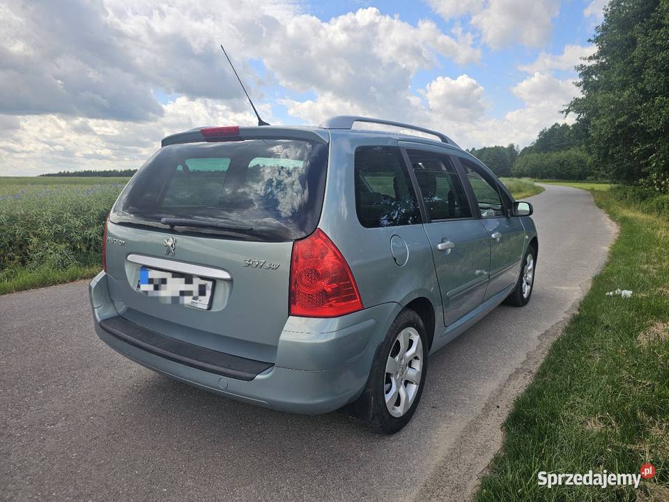 Peugeot 307 16 hdi niski przebieg łódzkie Chotynin