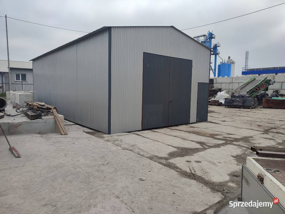 F172 GARAŻ BLASZANY BRAMY DRZWI Magazyn Hala 80m2 Szydłowiec