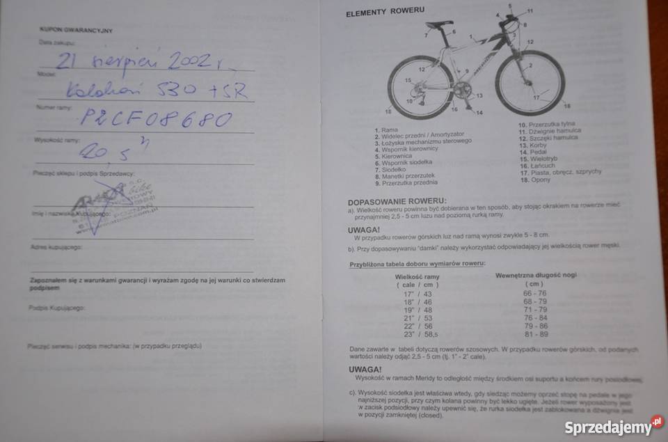 Rower Merida Kalahari 530 SR Sport i Wypoczynek Poznań