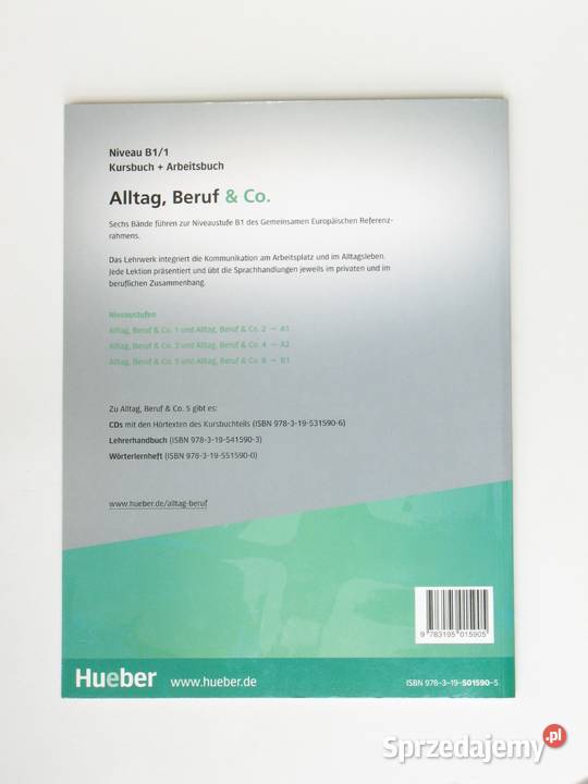 Alltag Beruf Co B11 Kursbuch Arbeitsbuch Książki do nauki języka obcego Kraków