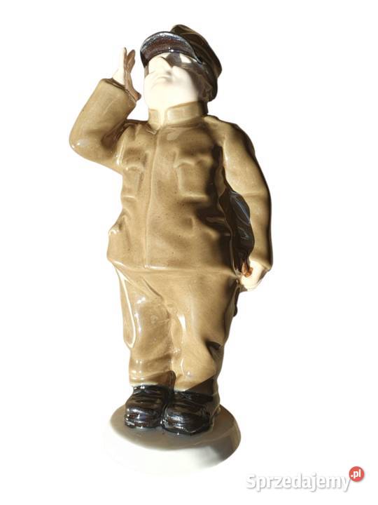 Stara porcelanowa figurka dobrego wojaka Szwejka